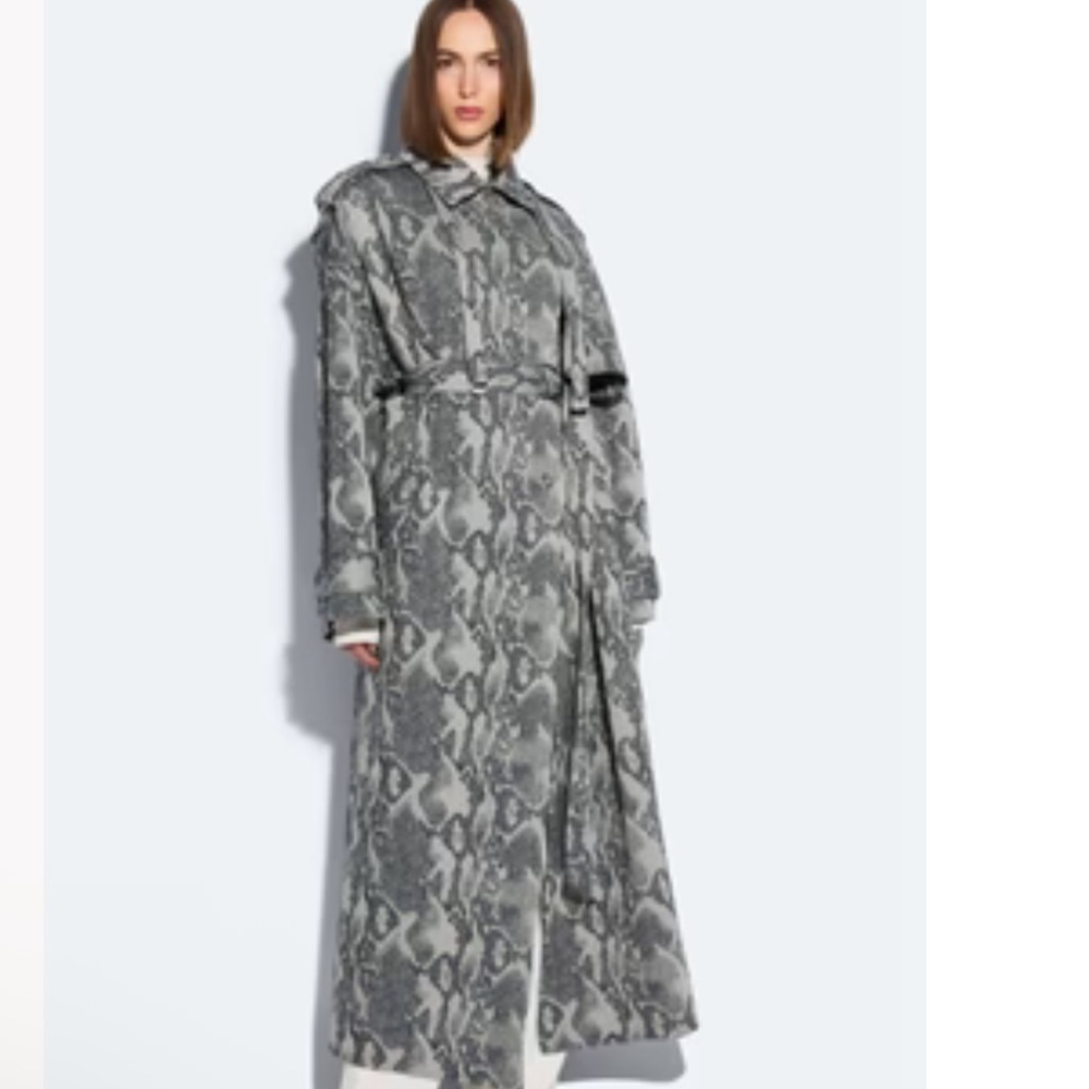 New authentic Lapointe trench coat